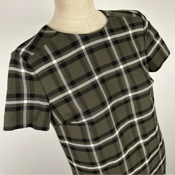 ❤️ Banana Republic Plaid Short Sleeve Dress XS - Picture 5 of 12